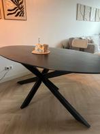 tafel, stoelen en lamp, Ophalen, 100 tot 150 cm, Eikenhout, Zo goed als nieuw