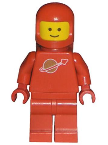 Lego Space Classic Space Minifig Rood SP005  beschikbaar voor biedingen