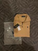 Ralph Lauren Quarter Zip Trui, Kleding | Heren, Polo's, Verzenden, Nieuw, Overige maten, Beige