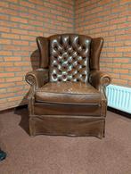 Klassieke Chesterfield Fauteuil, Ophalen, Gebruikt, Chesterfield, 75 tot 100 cm