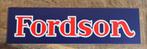 FORDSON -  reclamebord kunststof 36x10, Ophalen of Verzenden, Zo goed als nieuw, Auto's