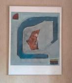 monotype abstract in lijst, Ophalen