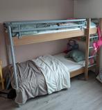 Stapelbed - ruimtebesparend en praktisch!, Ophalen, 90 cm, Bruin, Tweepersoons