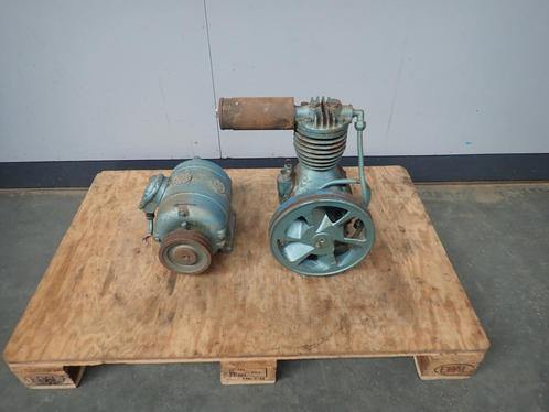 Broom & Wade AC6 Compressor met EMF Dordt 262D motor 1,1kw, Doe-het-zelf en Verbouw, Compressors, Gebruikt, Ophalen of Verzenden
