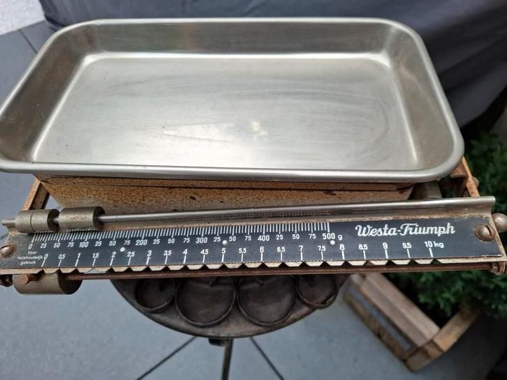 Vintage Westa-Triumph Balansweegschaal, Antiek en Kunst, Antiek | Keukenbenodigdheden, Ophalen of Verzenden