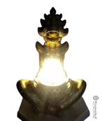Tafellamp Aziatische beeld vrouw goud lamp, Huis en Inrichting, Lampen | Tafellampen, Ophalen of Verzenden, Gebruikt, Overige materialen