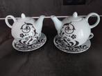 Tea for one theepotjes 2 stuks, Huis en Inrichting, Keuken | Servies, Ophalen of Verzenden, Zo goed als nieuw, Overige stijlen
