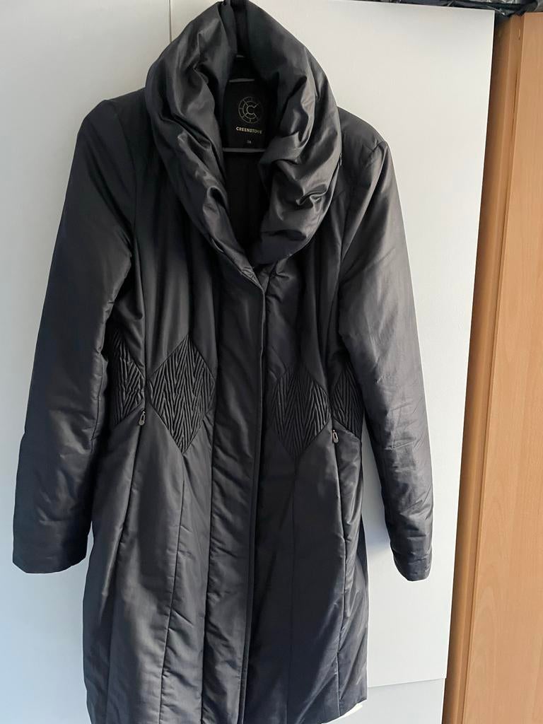 Creenstone Winterjas - Maat M - Zwart, Kleding | Dames, Jassen | Winter, Ophalen of Verzenden, Zo goed als nieuw, Maat 38/40 (M)