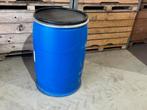 Blauwe vaten met deksel!, 150 liter of meer, Ophalen of Verzenden, Zo goed als nieuw, Kunststof
