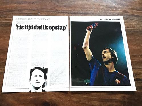 Voetbal artikel FC Barcelona Cruijff 1977 tijd dat ik opstap, Verzamelen, Sportartikelen en Voetbal, Gebruikt, Ajax, Ophalen of Verzenden