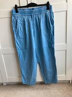 Comfortabele broek van dunne spijkerstof, Kleding | Dames, Broeken en Pantalons, Lang, Blauw, Maat 42/44 (L), Ophalen of Verzenden