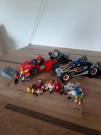 PLAYMOBIEL 2 Raceauto's met 10 poppetjes en motor, Kinderen en Baby's, Speelgoed | Playmobil, Ophalen of Verzenden, Zo goed als nieuw
