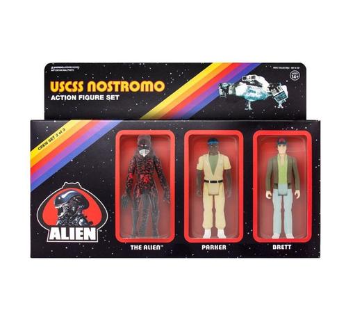 Alien ReAction Action Figure 3-Pack Pack B 10 cm, Verzamelen, Film en Tv, Nieuw, Film, Actiefiguur of Pop, Ophalen of Verzenden