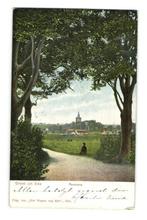 Ede KVR07 2910 Panorama van Ede met kerk, Gelopen, Gelderland, 1920 tot 1940, Verzenden