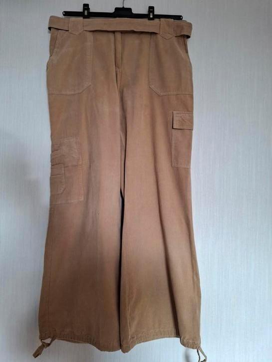 Casual collection broek ribfluweel. Camel. Maat 44. Nieuw., Kleding | Dames, Broeken en Pantalons, Nieuw, Maat 42/44 (L), Bruin