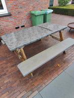 Houten Picknicktafel, Ophalen, Gebruikt, Rechthoekig, Hout