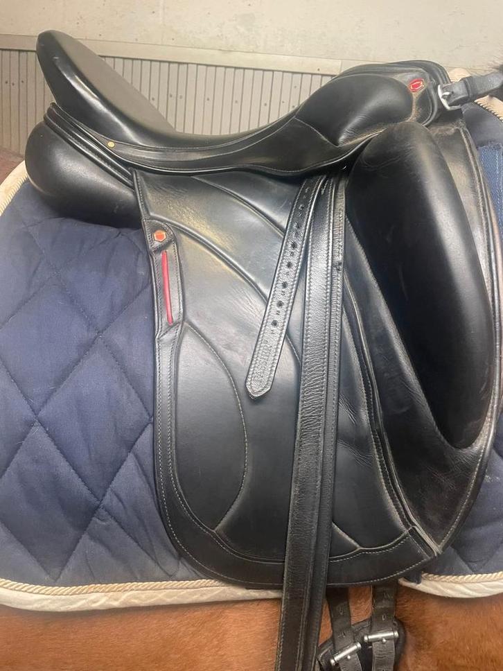 Albion relevation 17,5 onc, Dieren en Toebehoren, Paarden en Pony's | Zadels, Zo goed als nieuw, Dressuur, Ophalen