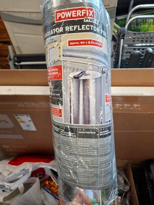 Powerfix Radiatorfolie - 6m x 0.5m - Nieuw, Doe-het-zelf en Verbouw, Isolatie en Afdichting, Nieuw, Muurisolatie, Overige materialen