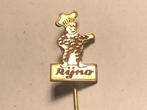Metalen FLIPJE TIEL RIJNA JAMMERK Speld (Rood/Messingkleur)., Verzamelen, Speldjes, Pins en Buttons, Verzenden, Zo goed als nieuw