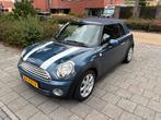 Mini Cooper Cabrio 1.6 Automaat, Auto's, Mini, 1280 kg, Zwart, 4 cilinders, Cabriolet