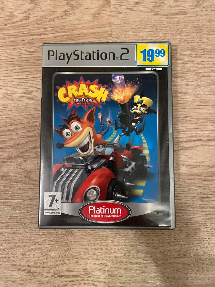 Crash Tag Team Racing - PlayStation 2, Spelcomputers en Games, Games | Sony PlayStation 2, Gebruikt, Racen en Vliegen, 2 spelers