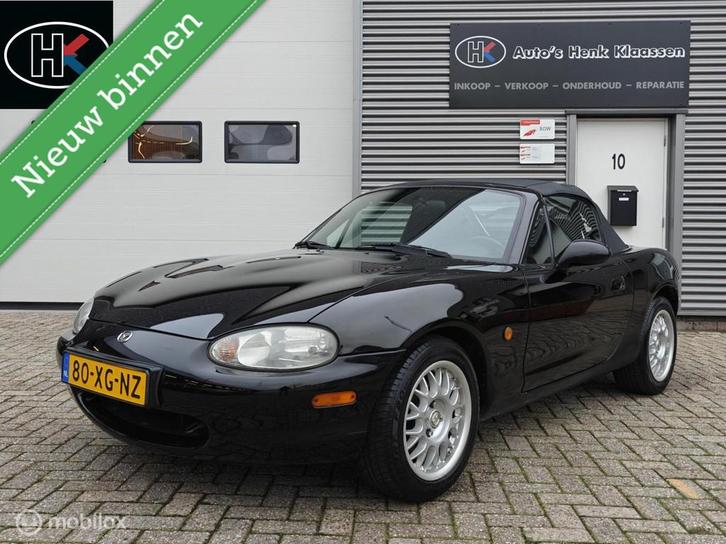 Mazda MX-5 1.6i Stuurb. El.ramen CDV igst LM keurige softtop, Auto's, Oldtimers, Bedrijf, Te koop, Airbags, Alarm, Centrale vergrendeling