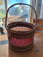 rieten mand, Huis en Inrichting, Ophalen, Gebruikt, Mand, Rond
