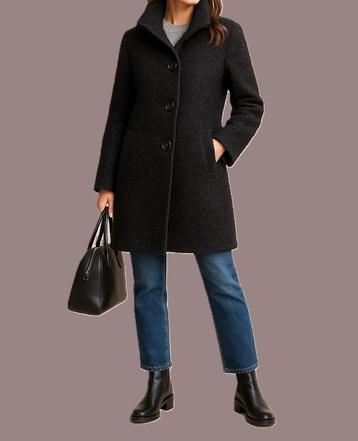 Zwarte mantel van Gil Bret maat 38 beschikbaar voor biedingen