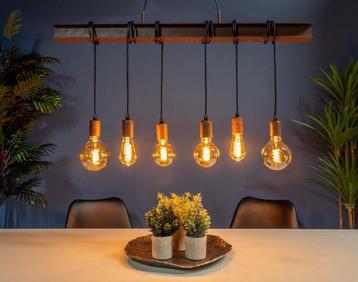 EGLO Townshend 4 Hanglamp - E27 - 100,5 cm - Antiek-Bruin beschikbaar voor biedingen