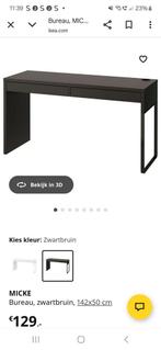 Ikea Micke Bureau, Huis en Inrichting, Bureaus, Ophalen, Zo goed als nieuw