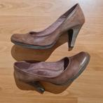 Celini Leder Pumps - Maat 38 - Hak 8,5cm, Pumps, Bruin, Ophalen of Verzenden, Celini