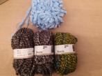 4 bollen boucle garen., Hobby en Vrije tijd, Ophalen of Verzenden, Zo goed als nieuw, Breien of Haken, Wol of Garen