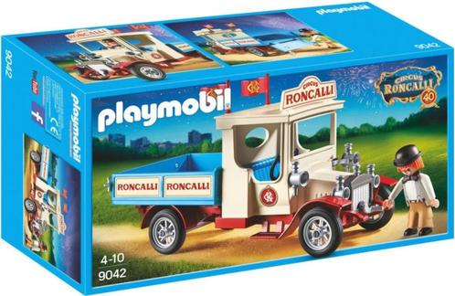 9042 de circuswagen van Roncalli en/of 9047 de clown, Kinderen en Baby's, Speelgoed | Playmobil, Nieuw, Complete set, Ophalen of Verzenden