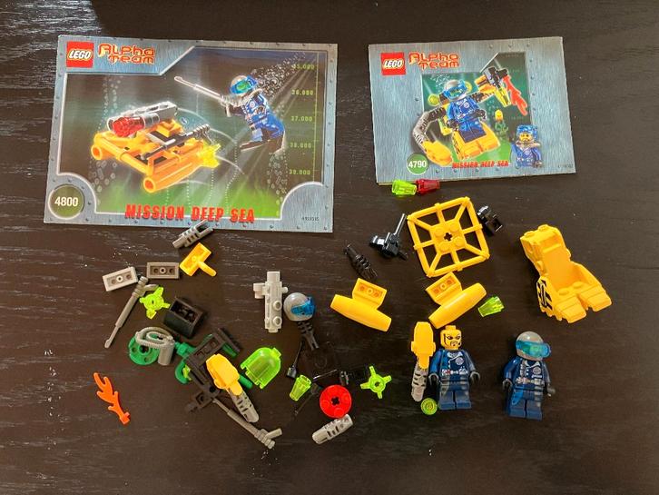 Lego Alpha Team Set 4790+4800 - Jet Sub Robot Duiker, Kinderen en Baby's, Speelgoed | Duplo en Lego, Gebruikt, Lego, Complete set