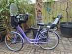 Vogue Diva Mamafiets paars, met 2 Bobike zitjes, 50 tot 53 cm, Ophalen, Overige merken, Gebruikt