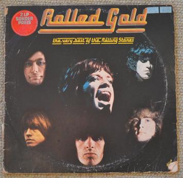 lp vinyl rolling stones - rolled gold dubbel lp 1975 ? beschikbaar voor biedingen