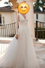 Trouwjurk wit vermaken inkorten coupeuse naai-atelier, Ophalen of Verzenden, Zo goed als nieuw, Wit, Trouwjurk