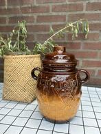 West Germany Rum topf pot oker bruin, Ophalen of Verzenden
