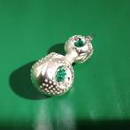 Mooie oude glazen kerstbal met 6 deuken,, Diversen, Kerst, Ophalen of Verzenden