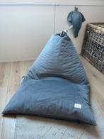 Zitzak Nobodinoz Essaouira grijs als nieuw kinderkamer, Ophalen, Zo goed als nieuw, Grijs, Zitzak