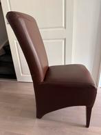 Mooie bruine eetkamerstoelen - 6 stuks, Ophalen, Bruin, Zo goed als nieuw, Eén