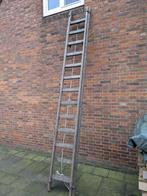 Houten ladder, Doe-het-zelf en Verbouw, Ladders en Trappen, Ophalen, Gebruikt, 2 tot 4 meter