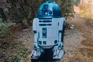 Star wars vintage r2 d2 cardboard 2000 lucasfilm beschikbaar voor biedingen