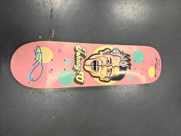 Gesigneerd Johnny O Skateboard Deck beschikbaar voor biedingen