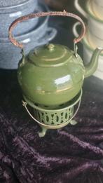 Emaille theelicht met keteltje, Ophalen of Verzenden