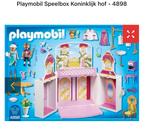 Playmobil 4898 princess koninklijk hof afsluitbare box, Gebruikt, Ophalen of Verzenden