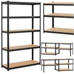 Stellingkast - 875 kg - Zwart -148 x 30 x 75 cm, Ophalen, Zo goed als nieuw