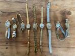 Setje vintage horloges gold plated / rolled gold, Overige merken, Goud, Gebruikt, Ophalen of Verzenden