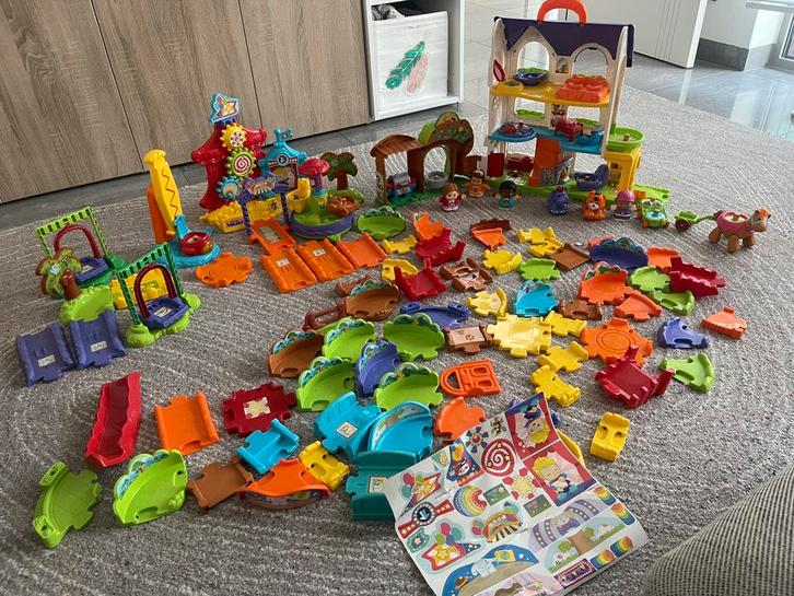 VTech Vrolijke Vriendjes + Zoef Zoef Dieren, Kinderen en Baby's, Speelgoed | Vtech, Zo goed als nieuw, 2 tot 4 jaar, Verzenden