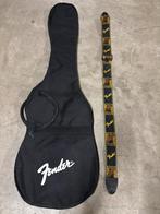 Fender Gigbag + Fender Monogrammed Strap, Ophalen of Verzenden, Gebruikt, Elektrische gitaar